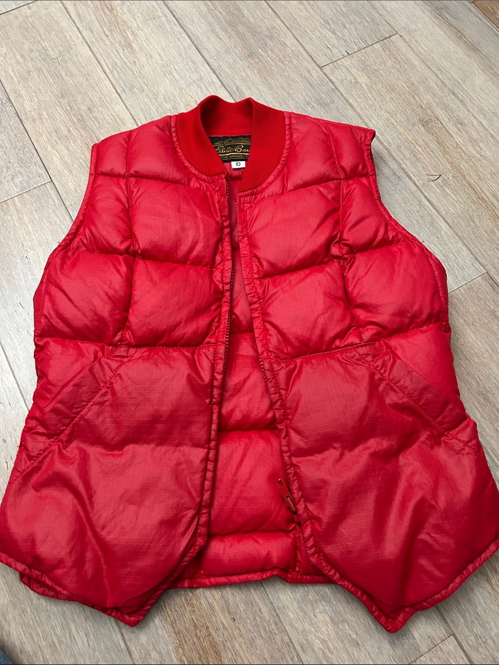 Vtg Eddie Bauer Red Quilted Puffer Vest - Women's unique style outdoor